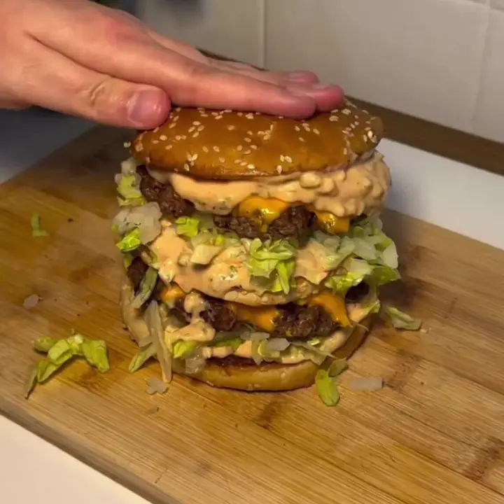 Big Mac feito em casa