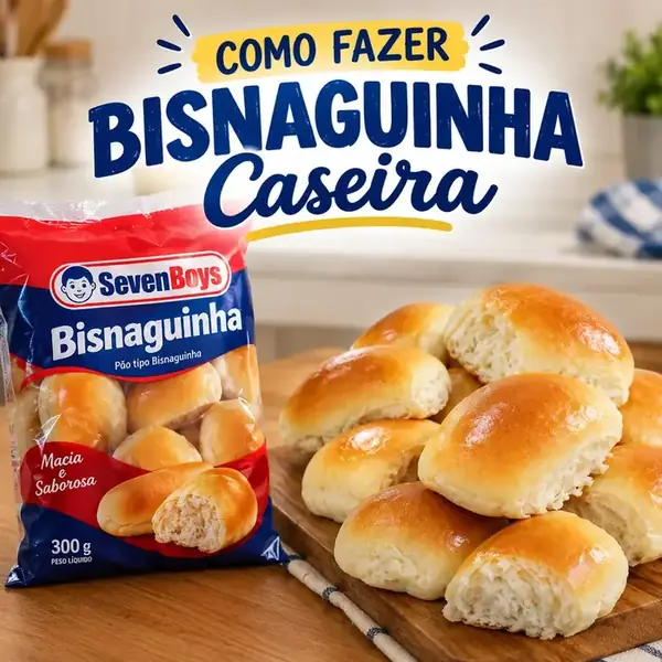 Bisnaguinha feito em casa