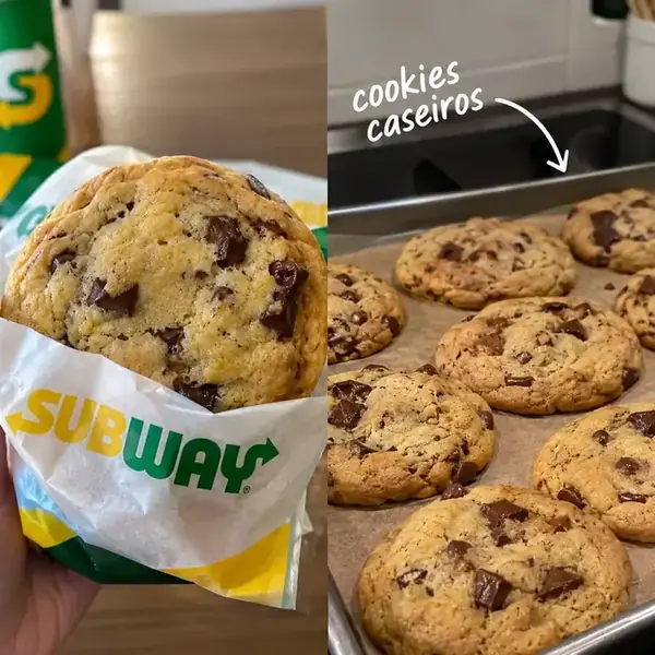 Cookies do Subway feito em casa