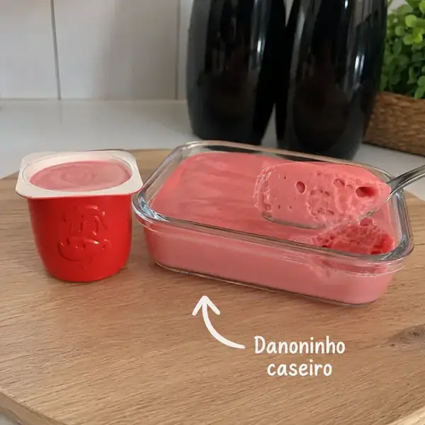 Danoninho feito em casa