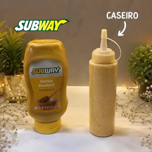 Mostarda e mel do Subway feito em casa