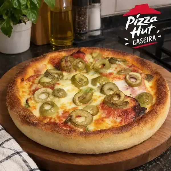 Pizza pan da Pizza Hut feito em casa